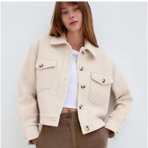 THE GANNA Wilfred free cropped shirt jacket
